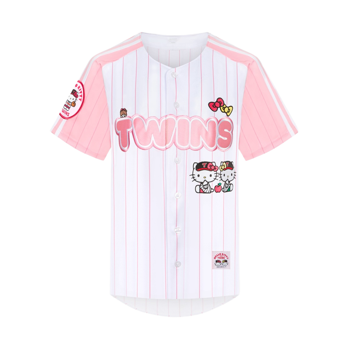 LG 트윈스 x 헬로 키티 패션 유니폼 화이트 핑크 (논 마킹 버전)(LG Twins x Hello Kitty Fashion Uniform White Pink (Non Marking Ver.))
