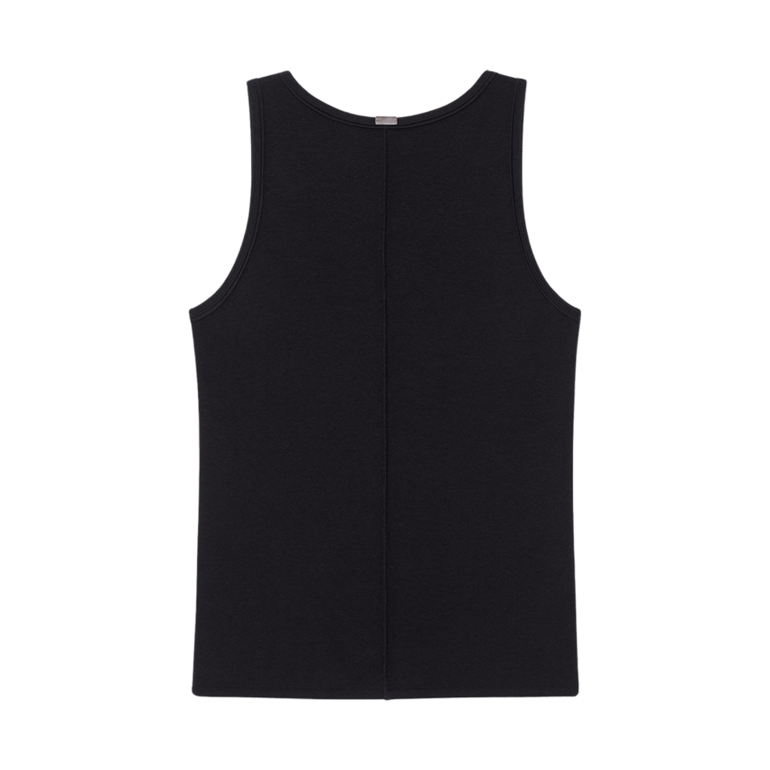 마뗑킴 스몰 로고 핀턱 슬리브리스 탑 블랙(Matin Kim Small Logo Pintuck Sleeveless Top Black) - 2