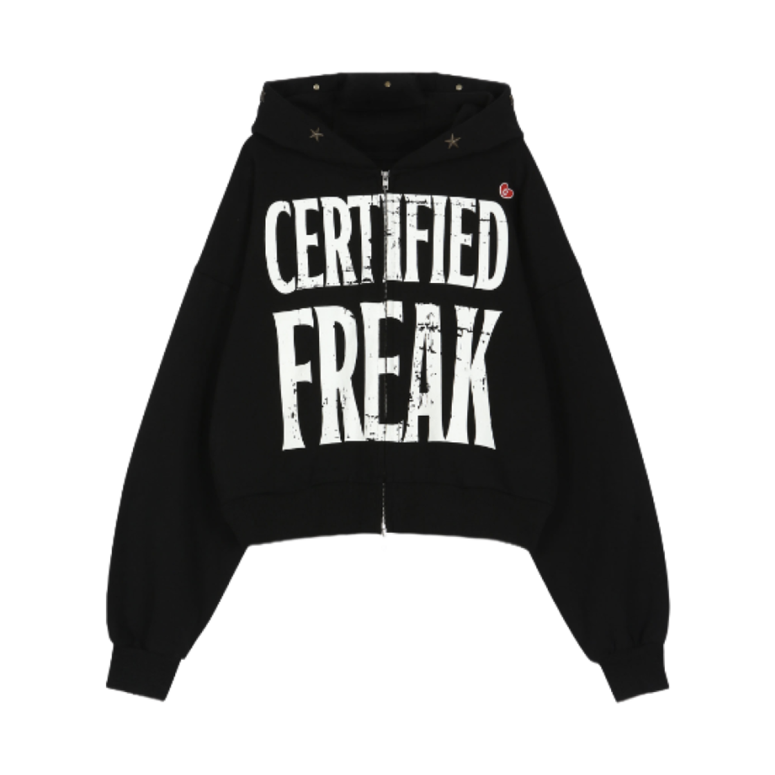 그레일즈 x 지코 빈티지 프릭 집 후드 블랙(Grailz x ZICO Vintage Freak Zip Hoodie Black)