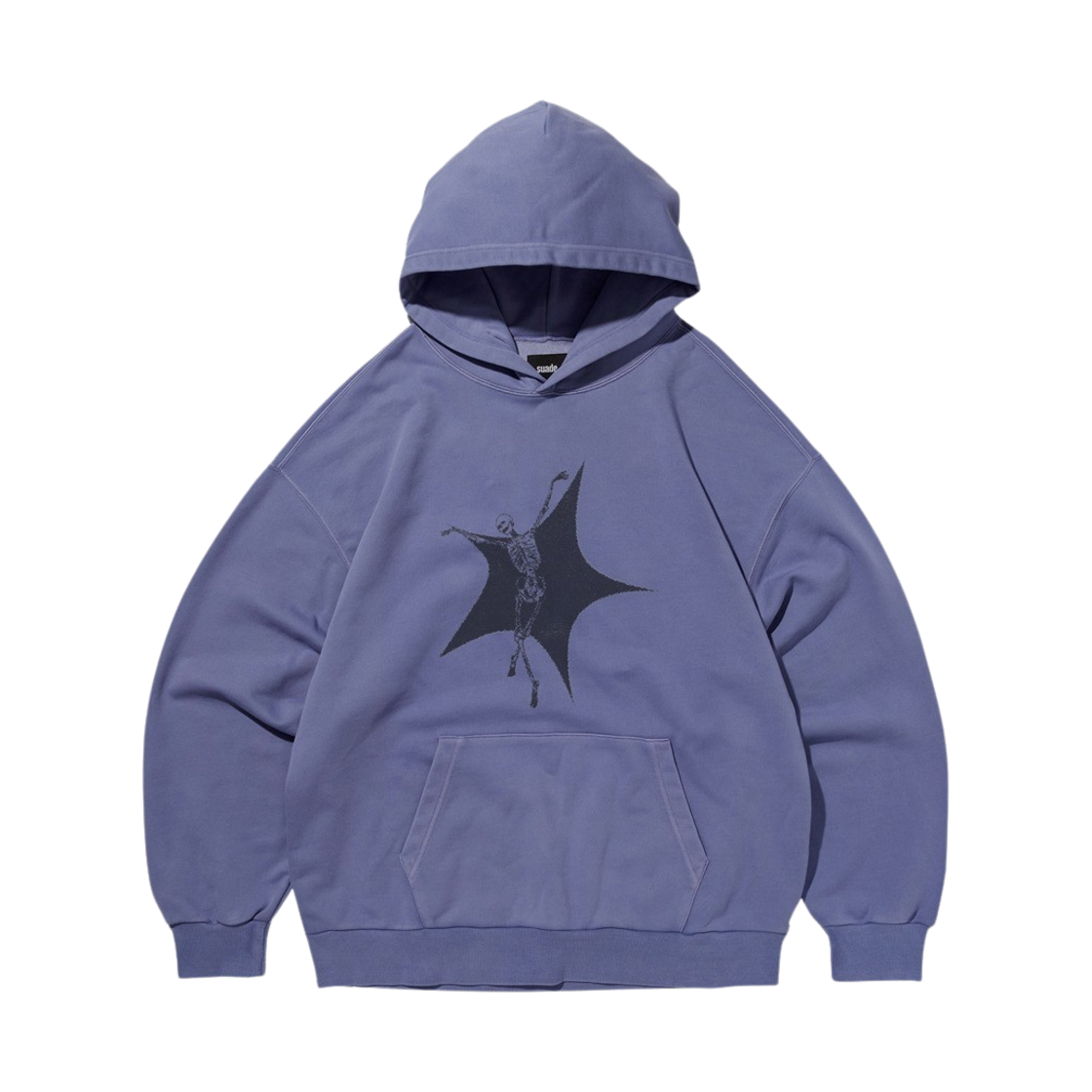 스웨이드 스컬 스타 후드 피그먼트 퍼플(Suade Skull Star Hoodie Pigment Purple)