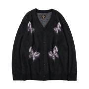 Needles x Freak's Store Mohair Papillon Cardigan Black