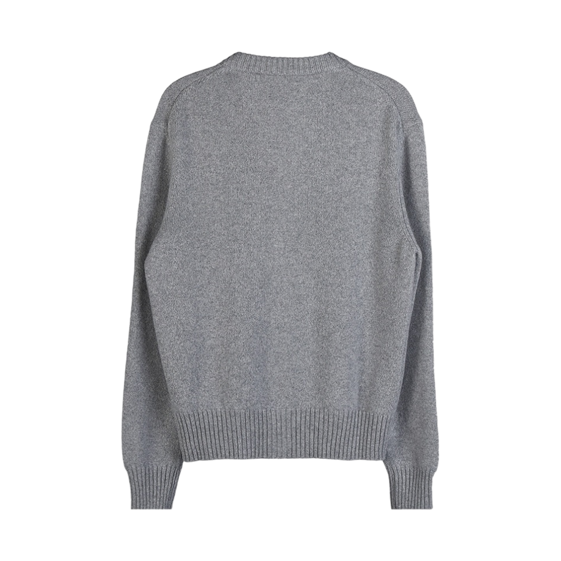 아미 스몰 하트 로고 자수 가디건 헤더 그레이(AMI de Coeur Embroidery Cardigan Heather Grey) - 2