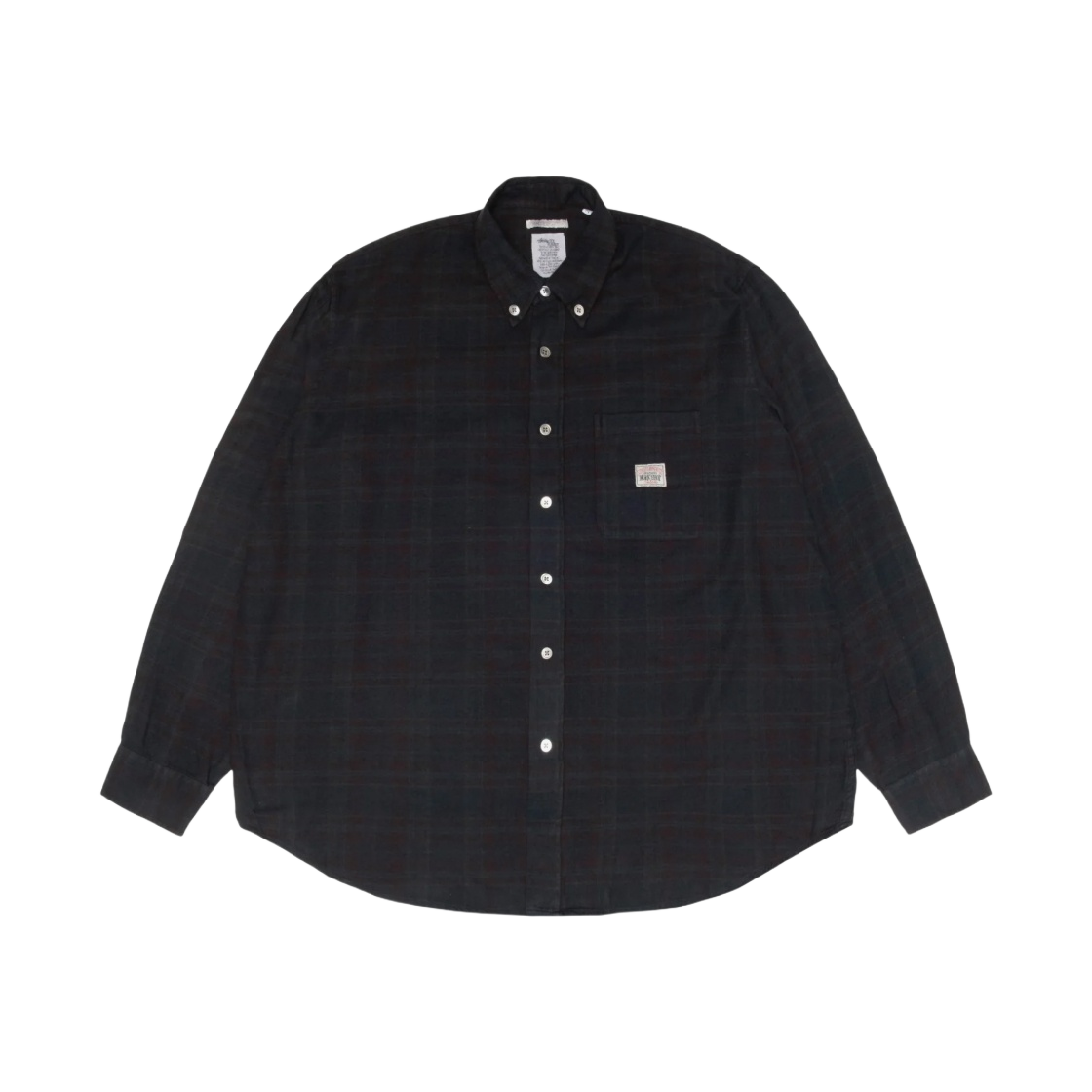 스투시 x 아워레가시 워크샵 체크 셔츠 오버다이드 네이비 체크(Stussy x Our Legacy Work Shop Check Shirt Overdyed Navy Check)