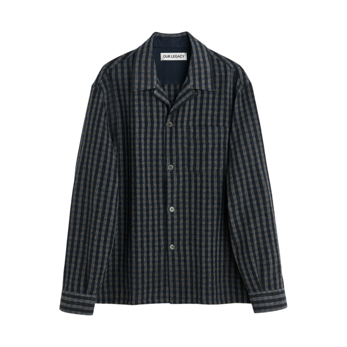 아워레가시 휴센 셔츠 프린시펄 체크 루럴 울(Our Legacy Heusen Shirt Principal Check Rural Wool) - 1