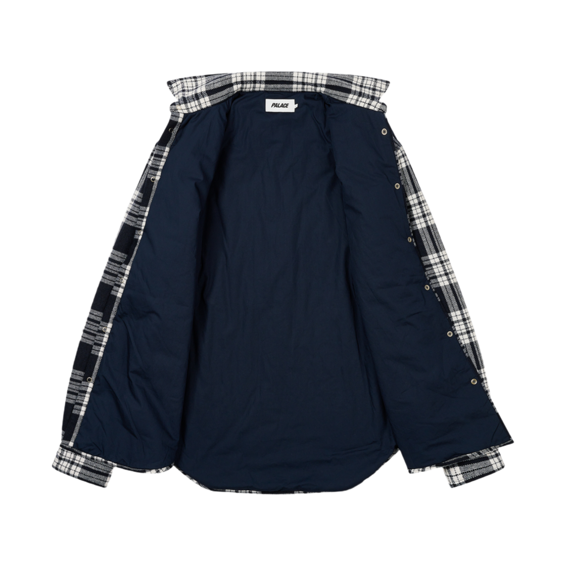 팔라스 체크 인슐레이티드 셔츠 네이비 - 24FW(Palace Check Insulated Shirt Navy - 24FW) - 2