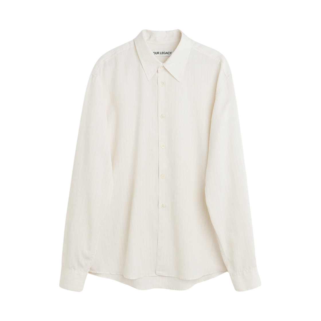 아워레가시 비욘드 셔츠 크림 스트라이프 세레모니 비스코스(Our Legacy Beyond Shirt Cream Stripe Ceremony Viscose) - 1