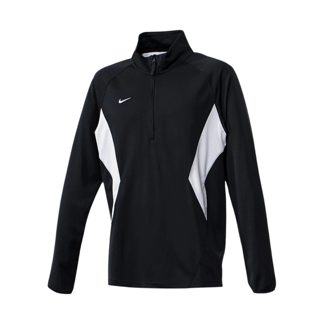 FB6538-010 Nike Dri-Fit Mid Layer Soccer Top Black White - Asia