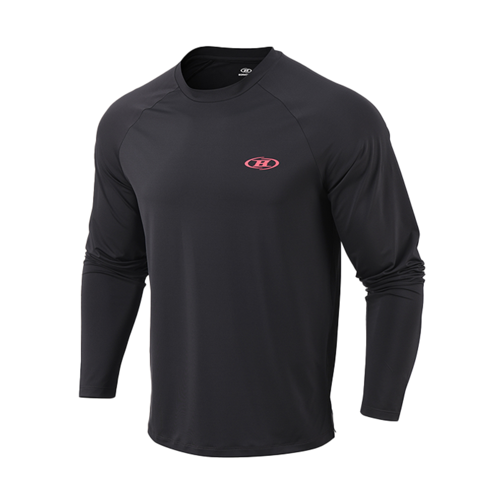 본투윈 BRN 스퀘어 퀵드라이 롱슬리브 차콜