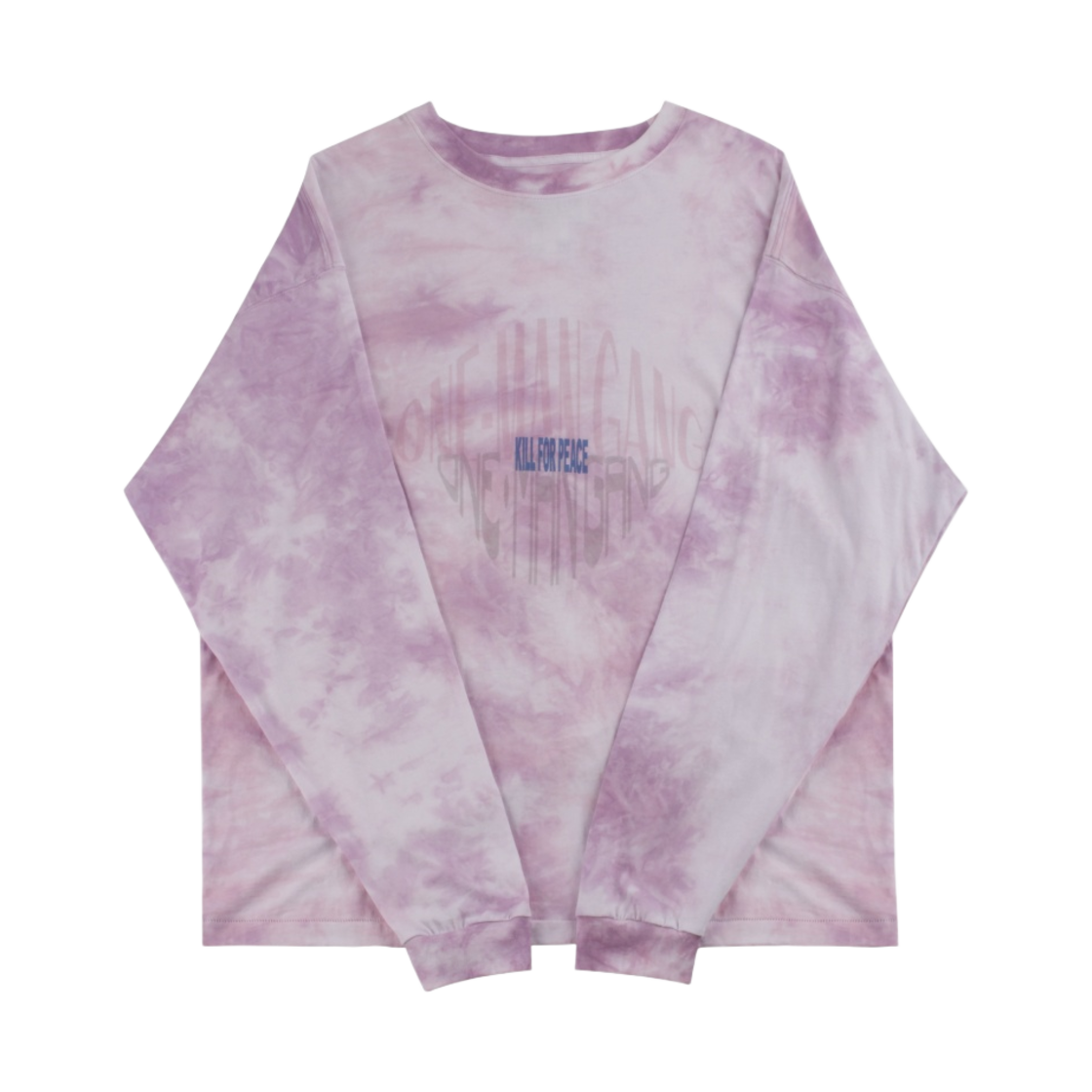 - Tuewid Day Tie Dye Long Sleeve T-Shirt Pink