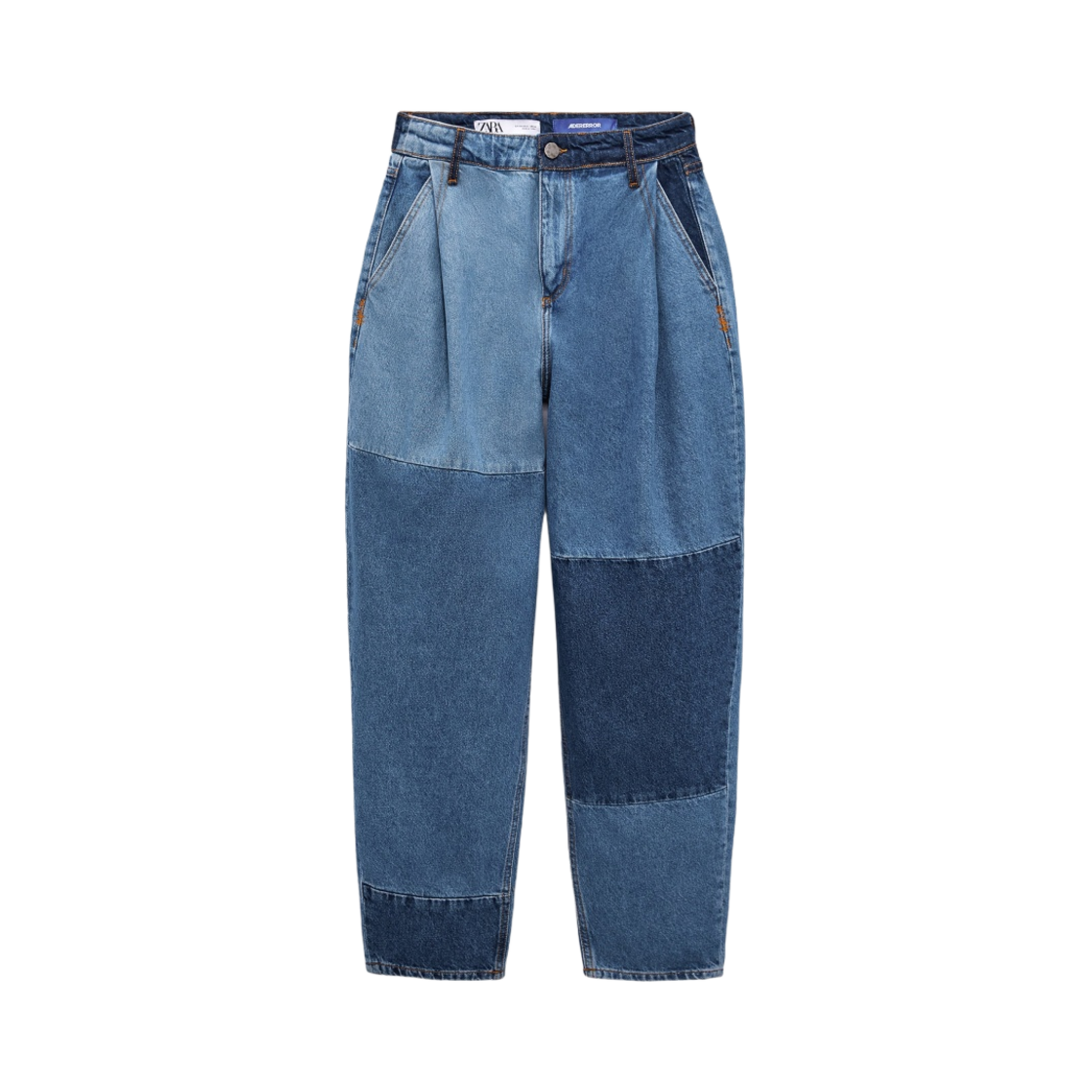자라 x 아더에러 배럴 레그 진 블루(Zara x Ader Error Barrel Leg Jeans Blue)
