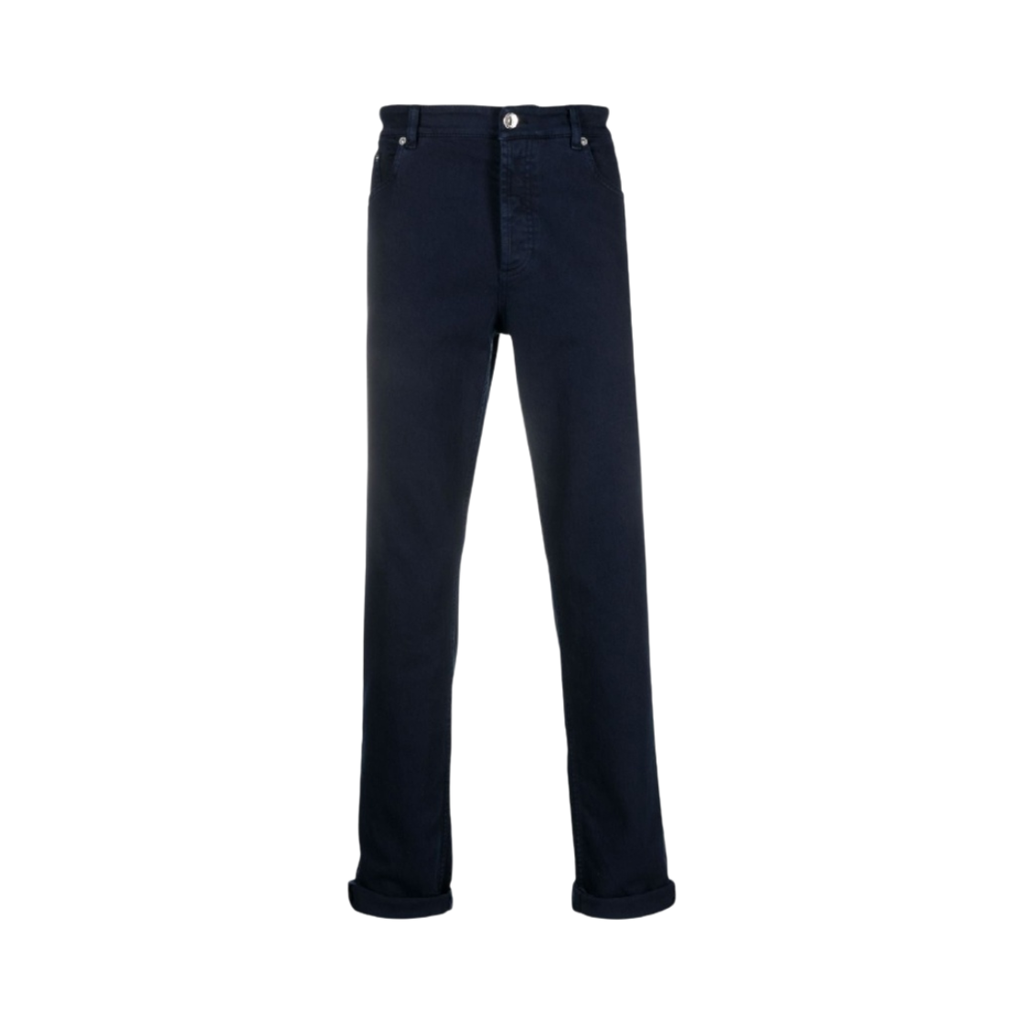 브루넬로 쿠치넬리 파이브 포켓 라이트 컴포트 다이드 데님 트라우저 네이비(Brunello Cucinelli Five Pocket Light Comfort Dyed Denim Trousers Navy) - 1