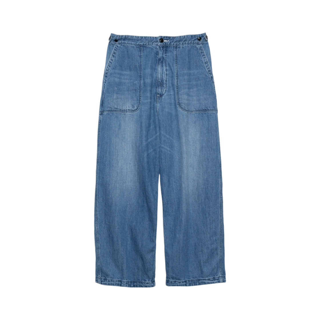 SUCS411 Nanamica Denim Work Pants Indigo Bleach