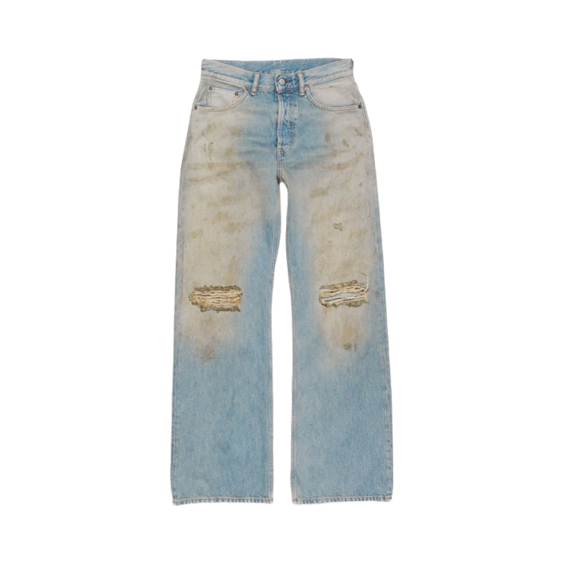 아크네 스튜디오 루즈 핏 진 2021M 미드 블루(Acne Studios Loose Fit Jeans 2021M Mid Blue)