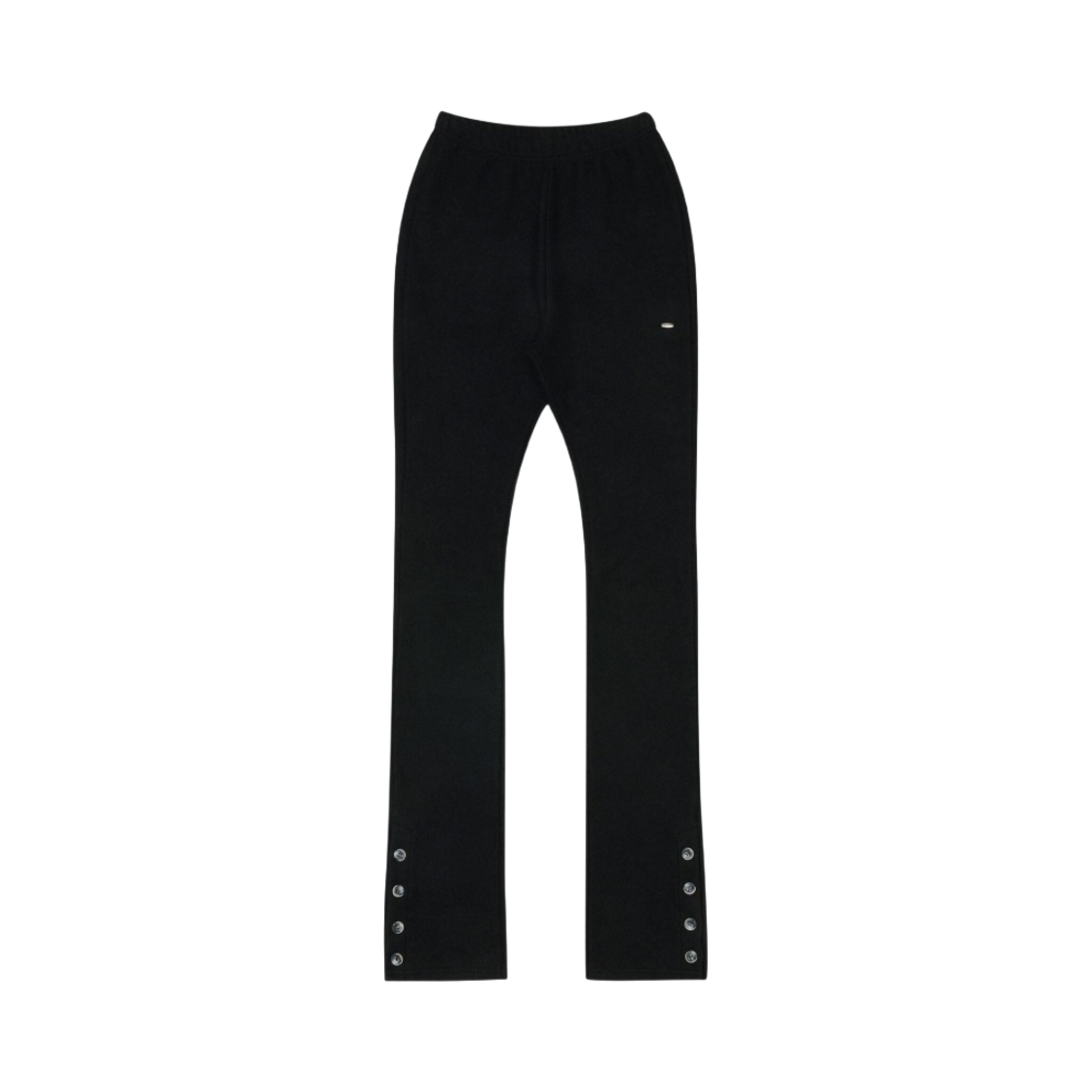 (W) 보헤미안 서울 코지 립드 사이드 버튼 레깅스 블랙((W) Bohemian Seoul Cozy Ribbed Side Button Leggings Black)