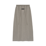 (W) Essentials Long Skirt Heather Grey - 24SS