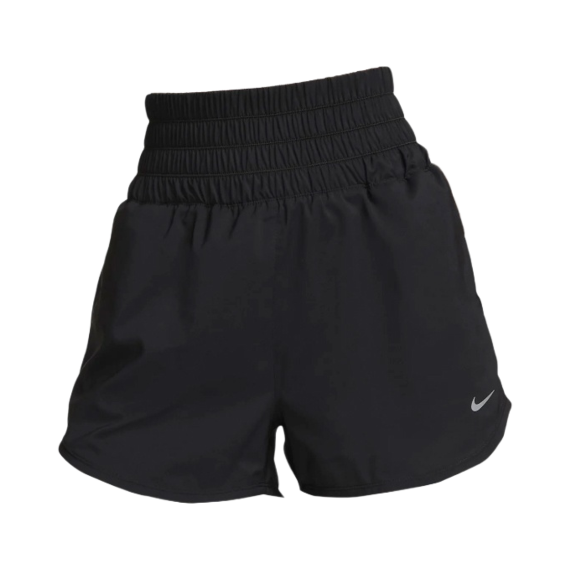 (W) 나이키 드라이핏 원 울트라 하이 웨이스트 3인치 브리프 라인드 쇼츠 블랙 - US/EU((W) Nike Dri-Fit One Ultra High Waisted 3 Inch Brief Lined Shorts Black - US/EU) - 1
