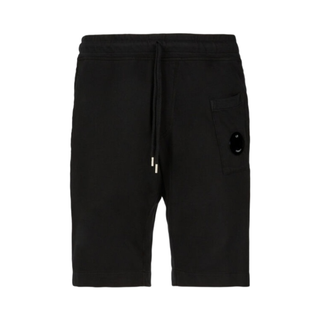 14CMSB134A002246G999 C.P. Company Light Fleece Regular Shorts Gauze Black - 23SS