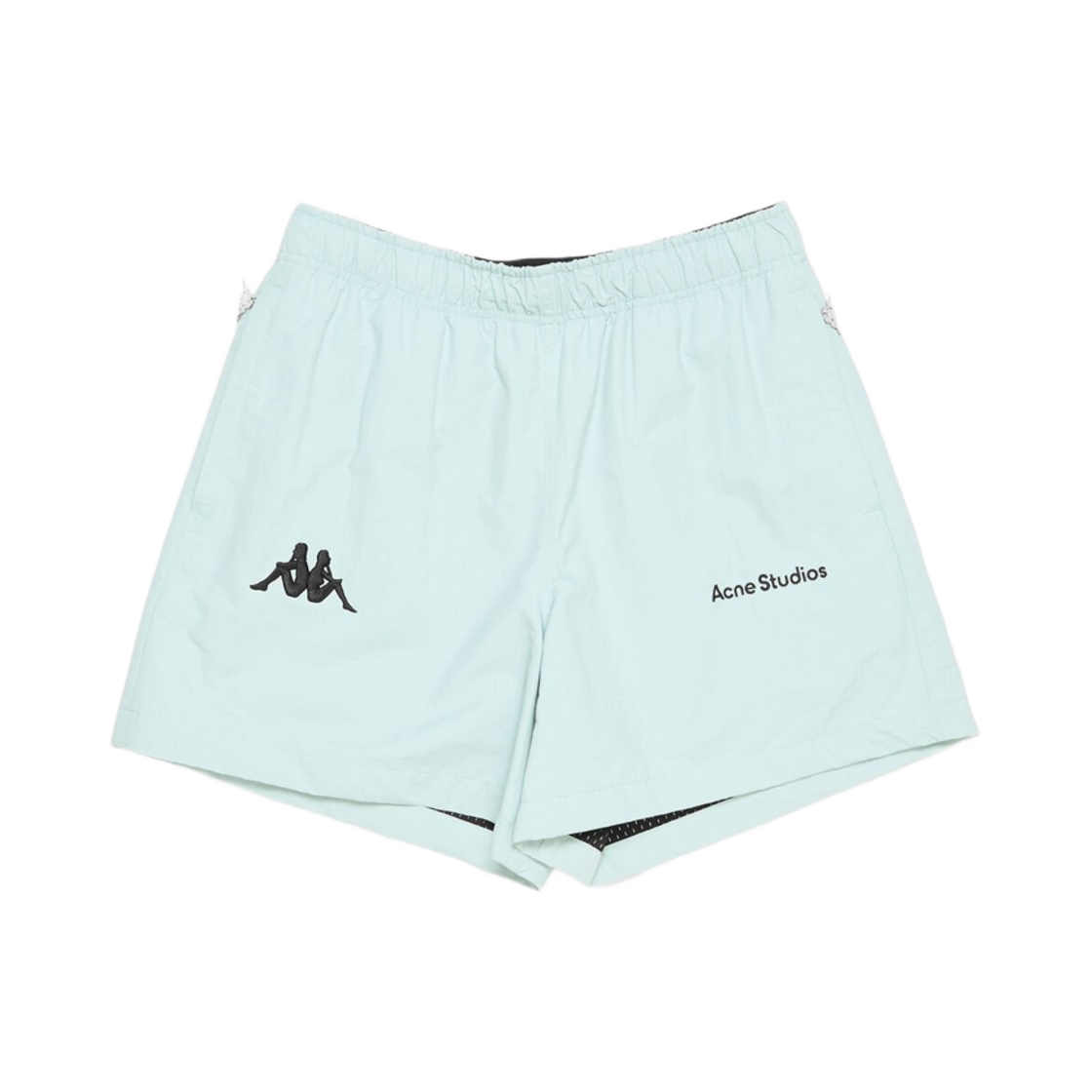 아크네 스튜디오 x 카파 릴렉스드 핏 쇼츠 라이트 블루(Acne Studios x Kappa Relaxed Fit Shorts Light Blue) - 1