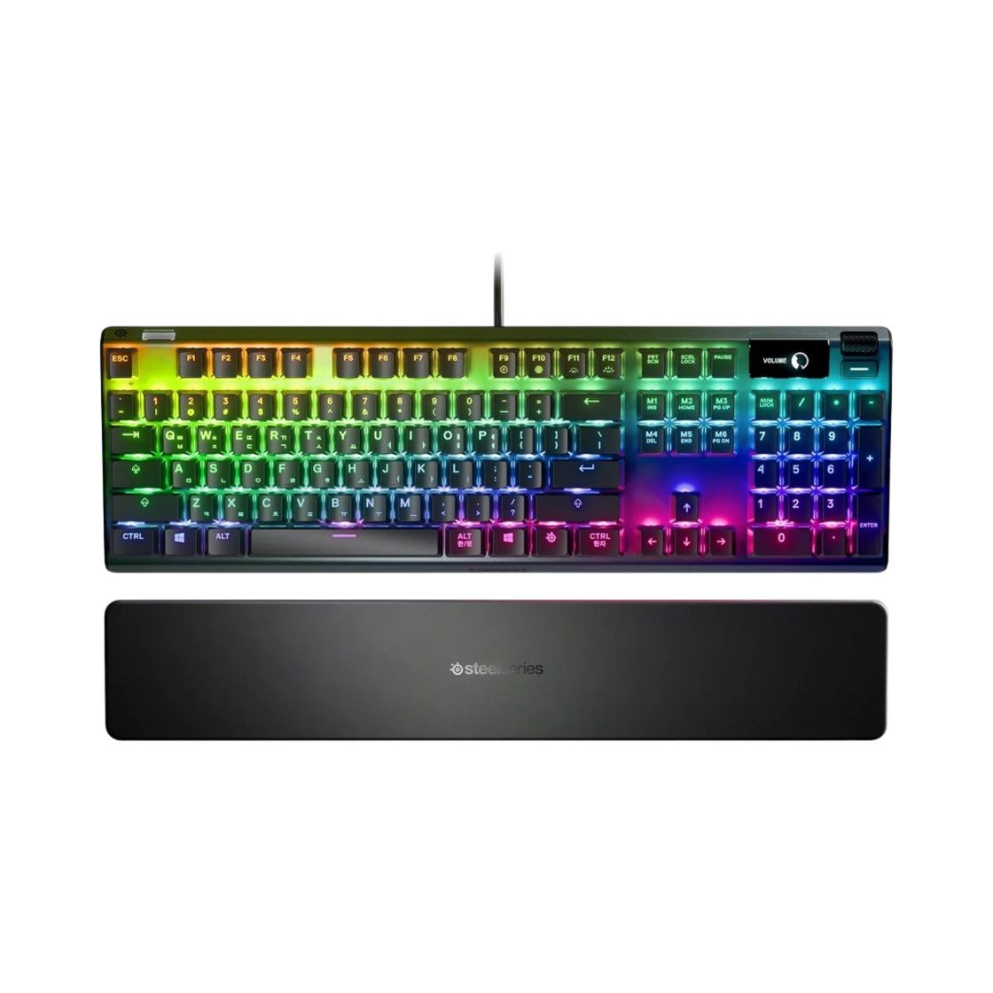 스틸시리즈 에이펙스 7 기계식 게이밍 키보드 영문 자판 블루 (국내 정식 발매 제품)(Steelseries Apex 7 Mechanical Gaming Keyboard US English Blue (Korean Ver.)) - 1