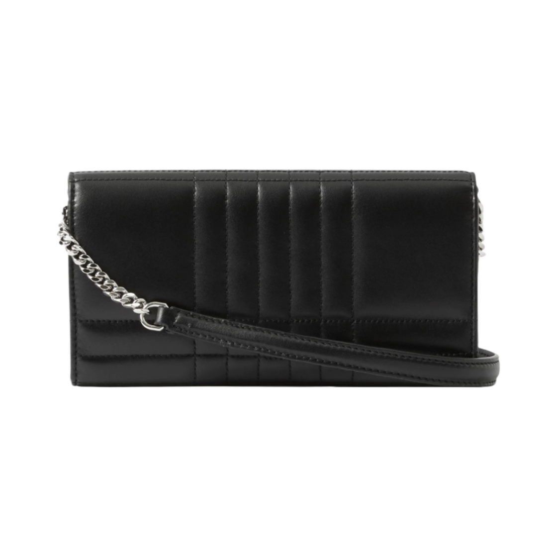 버버리 디테처블 스트랩 퀼티드 레더 롤라 지갑 블랙 팔라듐(Burberry Quilted Leather Lola Wallet with Detachable Strap Black Palladium) - 3