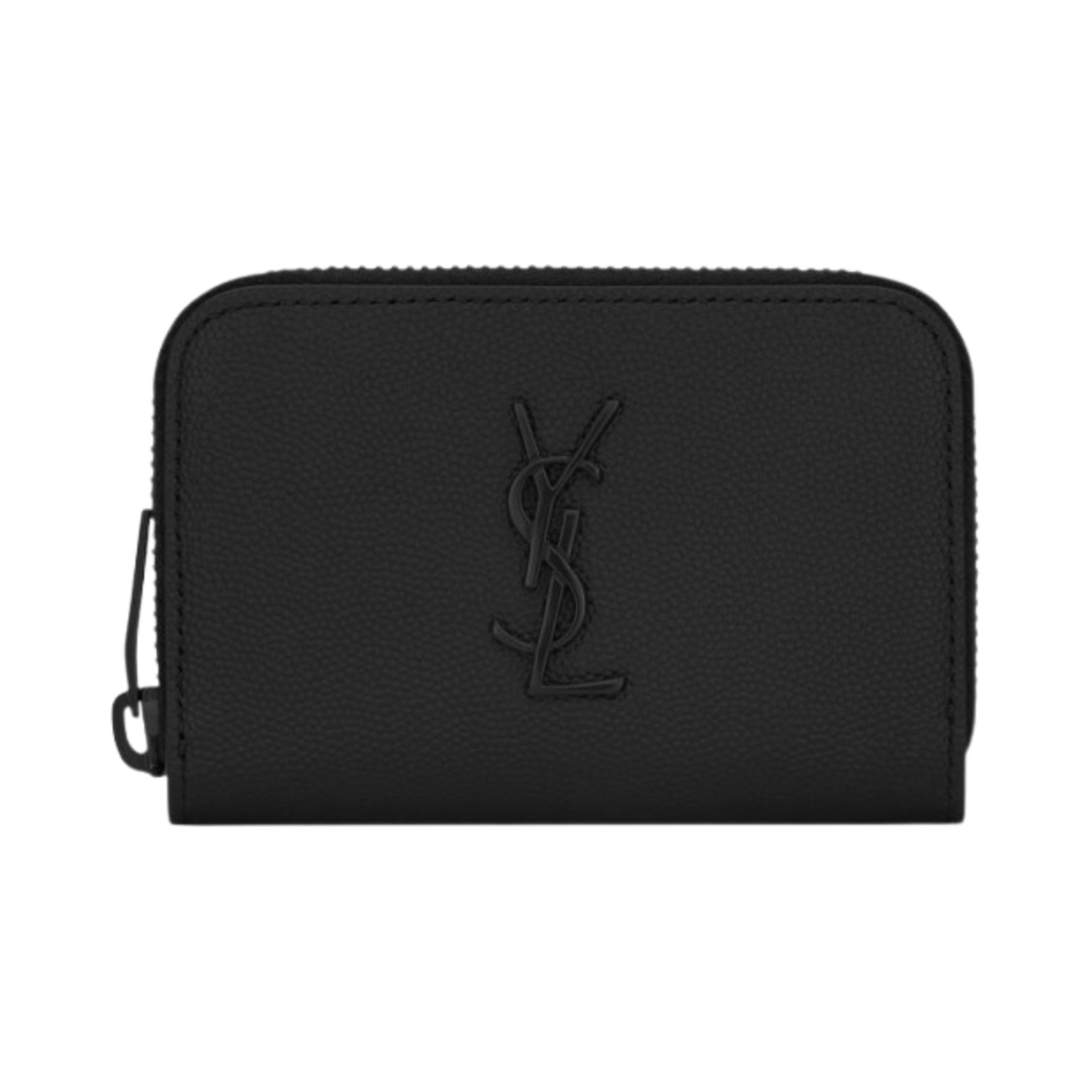 생로랑 그랑 드 뿌드르 엠보스드 레더 카산드라 지갑 블랙(Saint Laurent Cassandre Wallet in Grain de Poudre Embossed Leather Black) - 1