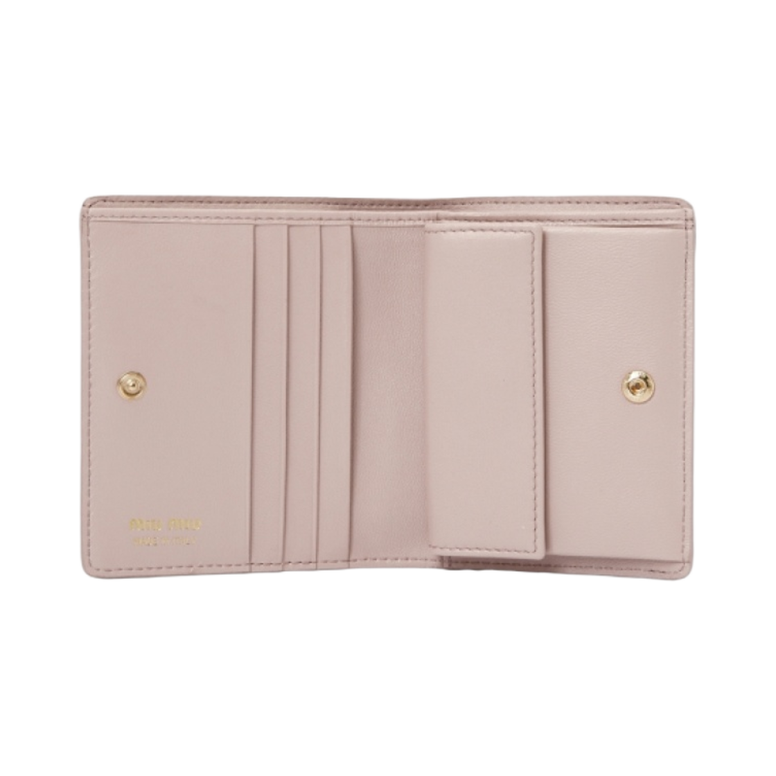 미우 미우 스몰 마드라스 레더 월렛 오팔(Miu Miu Small Madras Leather Wallet Opal) - 2