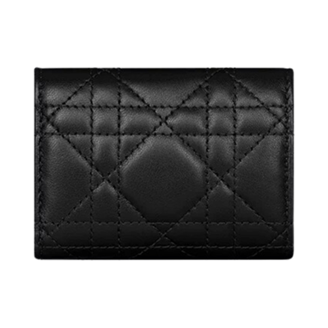 디올 마이 디올 트라이폴드 지갑 까나쥬 램스킨 블랙(Dior My Dior Trifold Wallet Cannage Lambskin Black) - 3