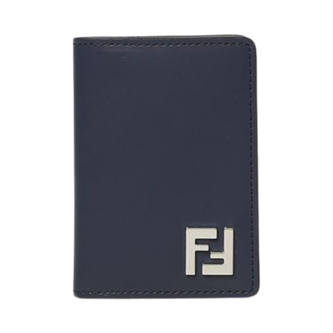 7M0349AFF2F1M6D Fendi FF Squared Card Holder Blue