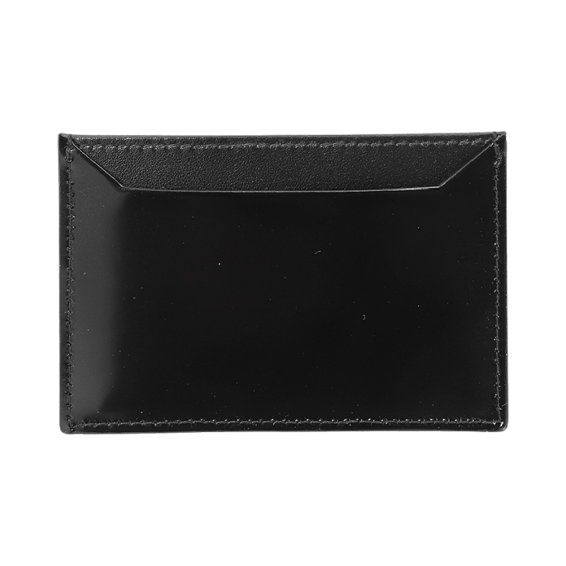 프라다 메탈 로고 스파졸라토 레더 카드 홀더 블랙(Prada Metal Logo Spazzolato Leather Card Holder Black) - 2