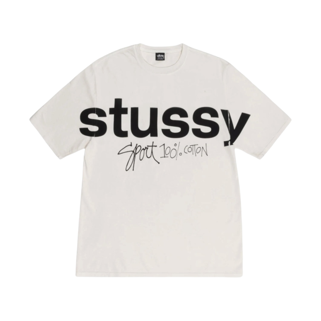 스투시 100% 피그먼트 다이드 티셔츠 내츄럴
