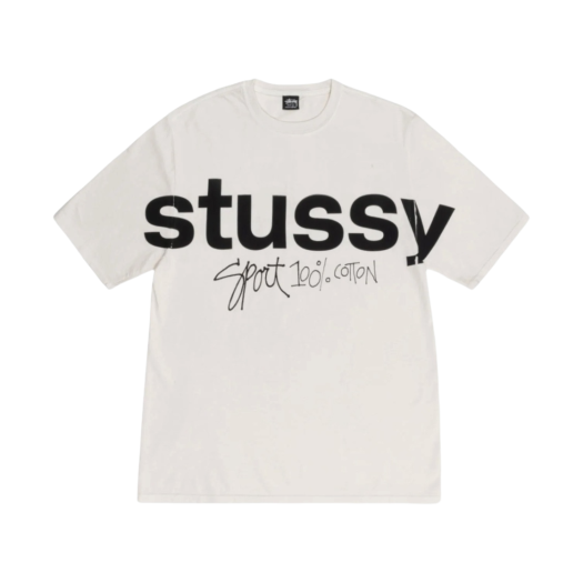 Stussy 100% Pigment Dyed T-Shirt Natural