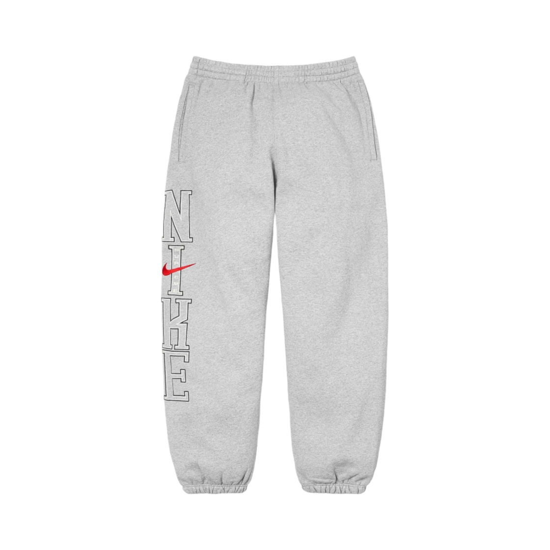 FQ0768-063 Supreme x Nike Sweatpant Heather Grey - 24SS