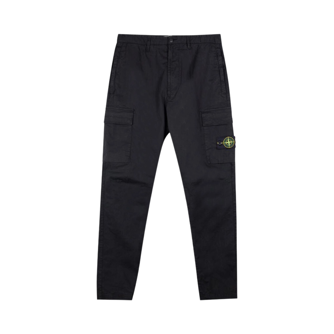 801530410-A0029 Stone Island 30410 Supima Cotton Twill Stretch-TC Regular Fit Cargo Pants Black - 24SS