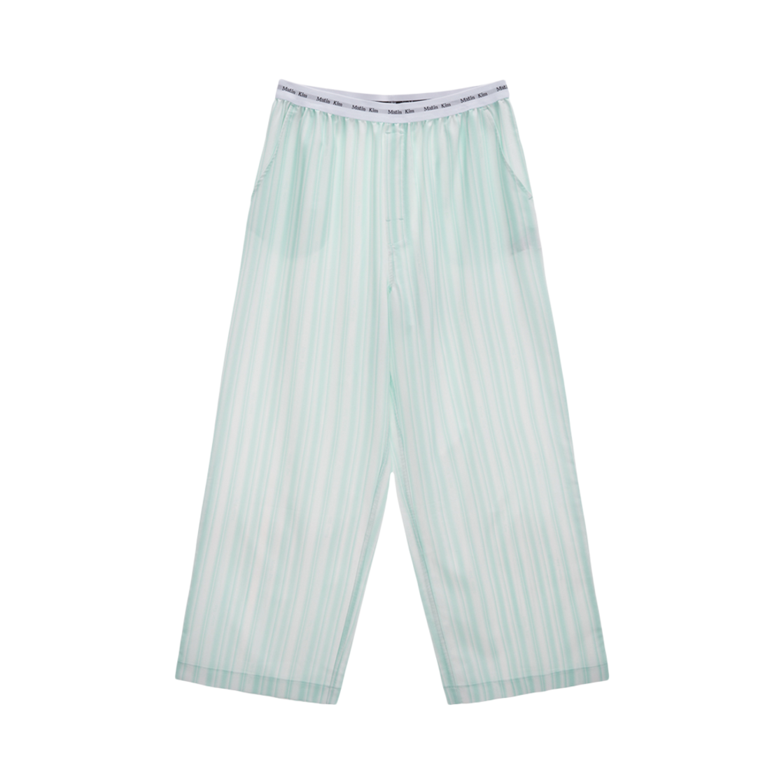 MK2434PT041MGN (W) Matin Kim Cozy Pajama Stripe Pants Green