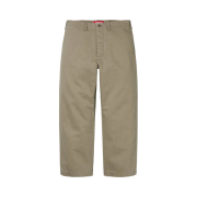 Supreme Washed Herringbone Chino Pant Olive - 24FW