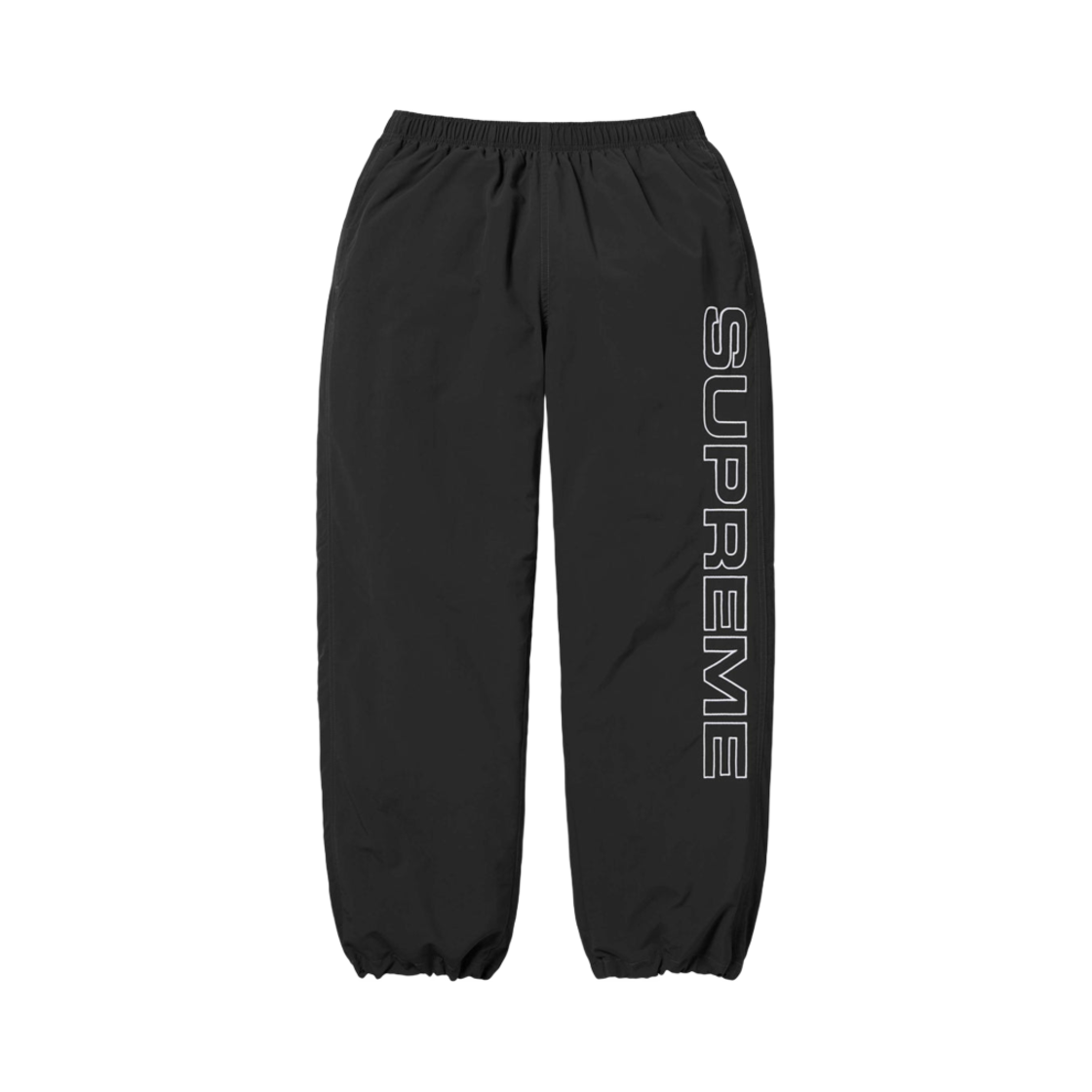 슈프림 스펠아웃 자수 트랙 팬츠 블랙 - 24FW(Supreme Spellout Embroidered Track Pant Black - 24FW)
