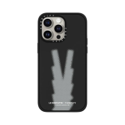Casetify x LE SSERAFIM iPhone EASY Logo MagSafe Impact Case Matte Black