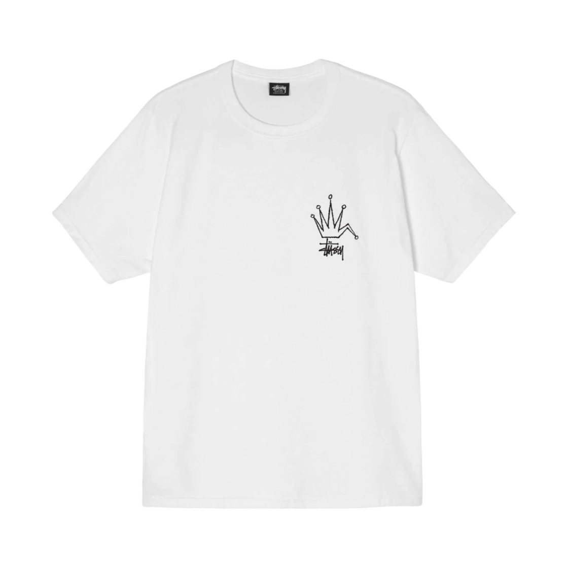 스투시 브로큰 크라운 티셔츠 화이트(Stussy Broken Crown T-Shirt White) - 2