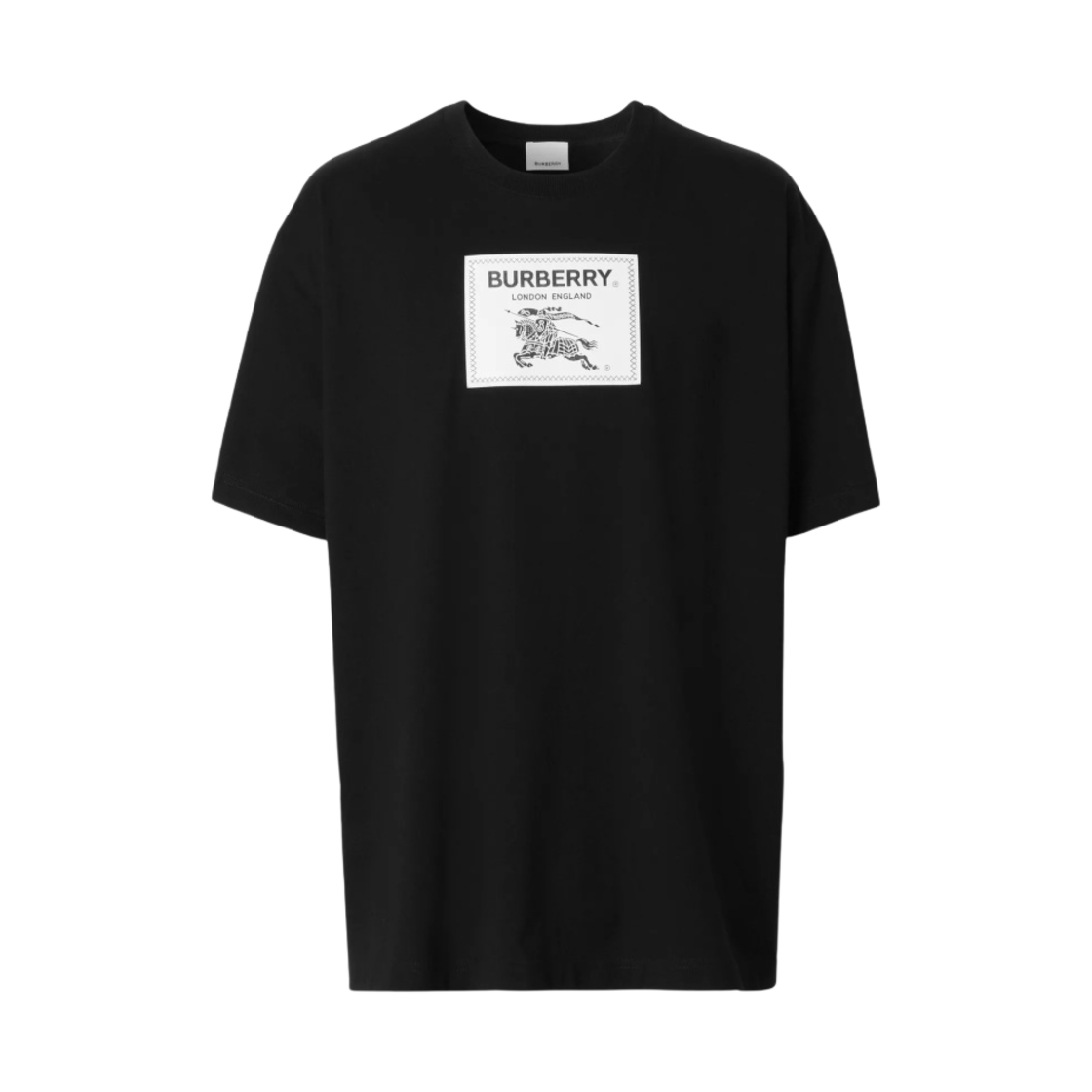 버버리 프로섬 라벨 코튼 티셔츠 블랙(Burberry Prorsum Label Cotton T-Shirt Black) - 1