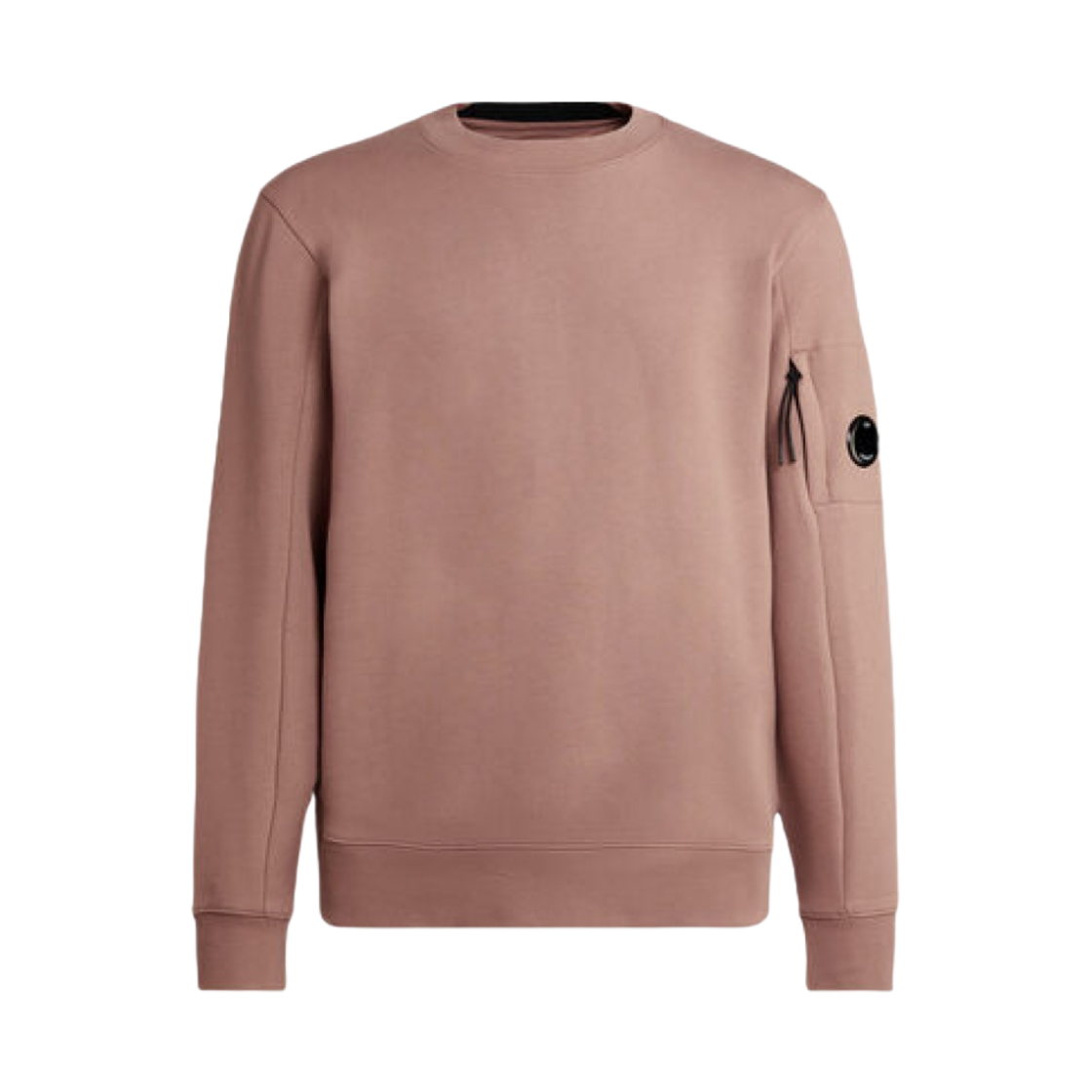 15CMSS022A005086W476 C.P. Company Diagonal Raised Fleece Sweatshirt Cedar Wood Pink - 23FW