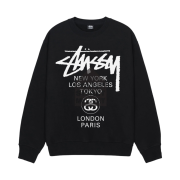 Stussy DSM World Tour Crew Black 2023
