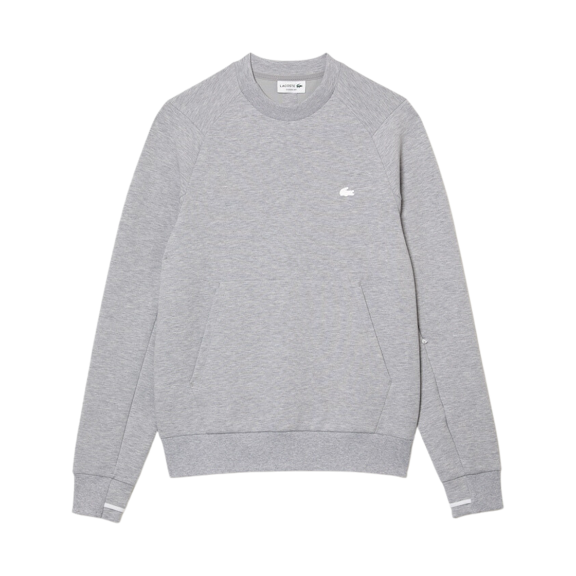 라코스테 액티브 더블 페이스드 스웨트셔츠 그레이 신(Lacoste Active Double Faced Sweatshirt Grey Chine) - 1