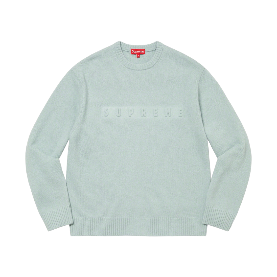 슈프림 엠보스 스웨터 라이트 블루 - 22FW