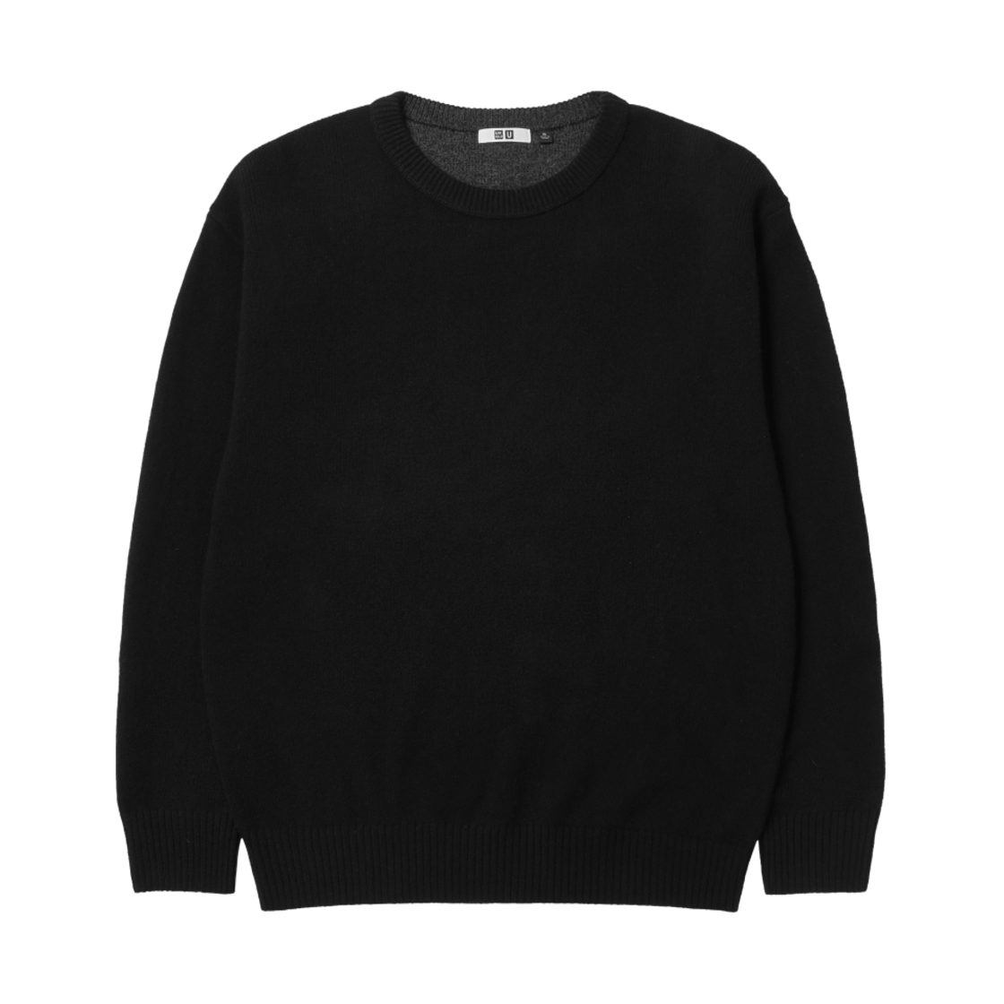 유니클로 U 바이컬러 램스울 크루넥 스웨터 블랙 - KR(Uniqlo U Bicolor Lambswool Crewneck Sweater Black - KR) - 1