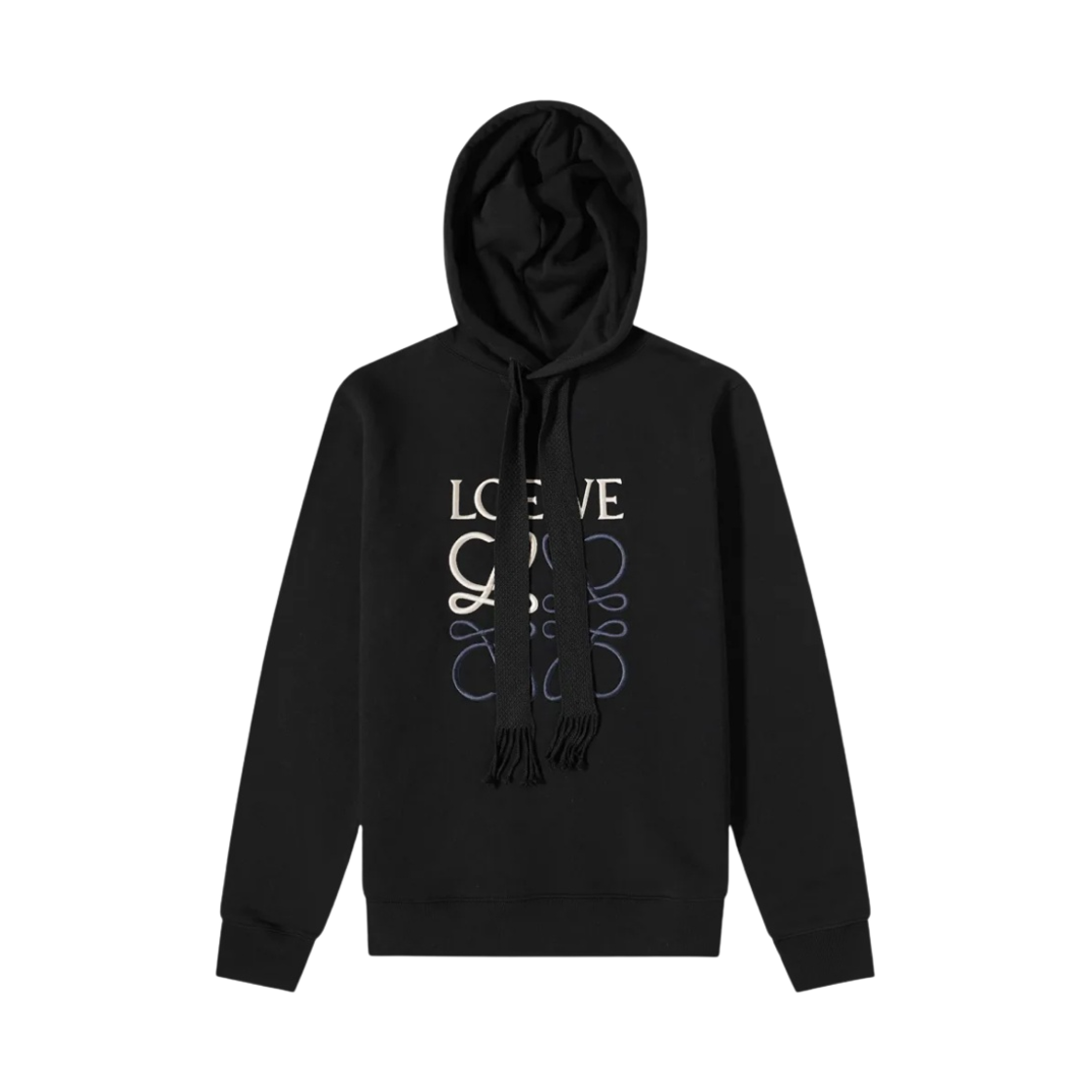 로에베 아나그램 후드 블랙(Loewe Anagram Hoodie Black) - 1