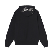 Stussy Back Applique Hoodie Black