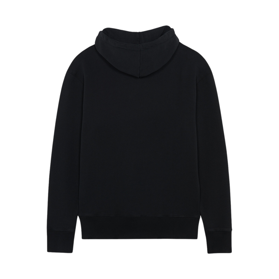 메종 키츠네 패치 프로파일 폭스 카페 클래식 후드 롱 블랙(Maison Kitsune Patch Profile Fox Cafe Classic Hoodie Long Black) - 2