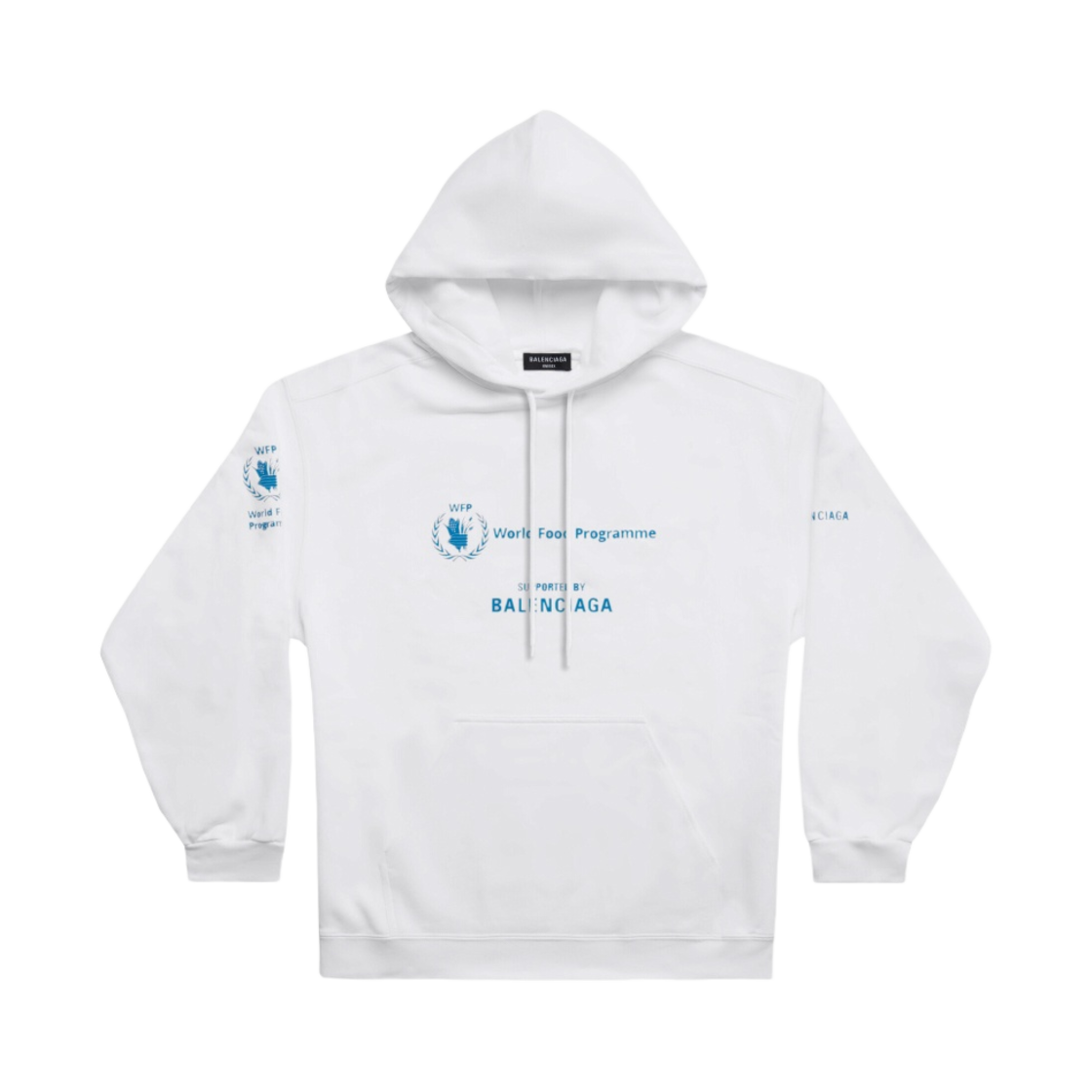 발렌시아가 WFP 후드 미디움 핏 화이트(Balenciaga WFP Hoodie Medium Fit White) - 1