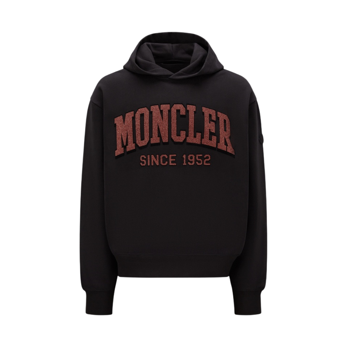 몽클레르 글리터 로고 후드 블랙 - 23SS(Moncler Glitter Logo Hoodie Black - 23SS) - 1