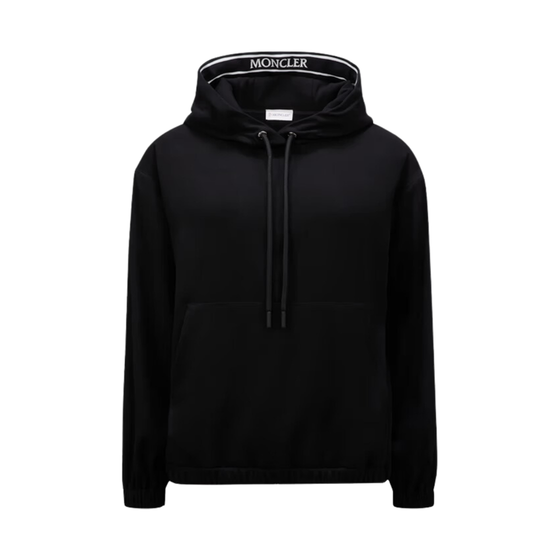 J2-093-2G00010-596WF-999 (W) Moncler Hooded Satin Top Black - 24FW